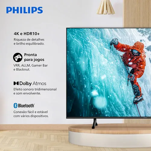 SMART TV PHILIPS 55" 4K UHD 55PUG730078